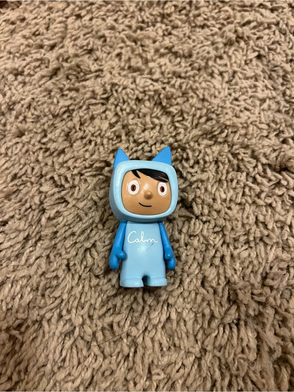 Blue 'Calm' Kids Figurine Toy - Playful Learning Figure